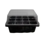 Seedling Tray Sprout Plate 12 Holes Nursery Pots Tray Lids Box For Gardening Bonsai Mini Greenhouse Nursery Plate