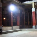 Solar Retro Hexagonal LED Wall Lamp Outdoor Light Sensor Control Landscape Light - Image 6