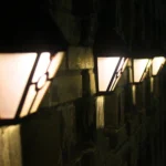 Solar Retro Hexagonal LED Wall Lamp Outdoor Light Sensor Control Landscape Light - Image 7