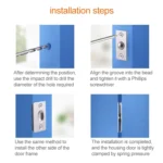 1 Set 106 Stainless Steel Invisible Door Bead Spring Beads Special Bead Lock Door Bead - Image 5