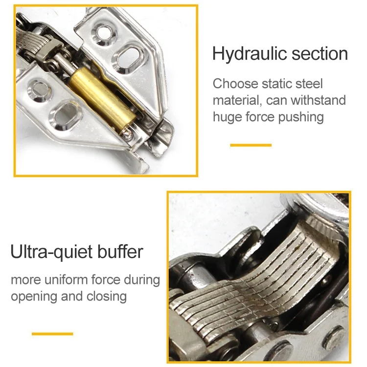 HC9944_4.webp 2 PCS Stainless Steel Hydraulic Hinge Copper Rod Hydraulic Buffer Hinge, 781 Big Bend - Image 5
