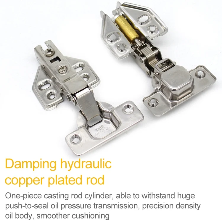 HC9944_5.webp 2 PCS Stainless Steel Hydraulic Hinge Copper Rod Hydraulic Buffer Hinge, 781 Big Bend - Image 6