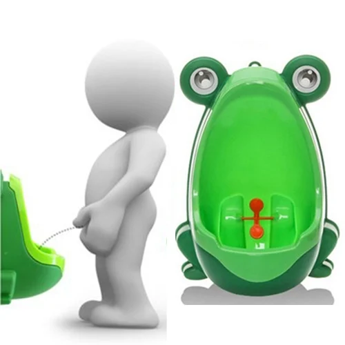 HC9961G.webp Cartoon Frog Shape Kids Wall-Mounted Potty Toilet - Image 1