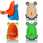 Cartoon Frog Shape Kids Wall-Mounted Potty Toilet - Image 2
