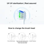HUAWEI Lebooo LBS-T053A 2 PCS Smart Toothbrush Head (for HCB0001) - Image 11