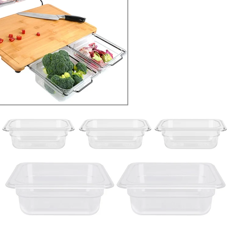 HCB0596.webp 5 Chopping Board Storage Boxes PC Boxes 2 Large 3 Small - Image 1