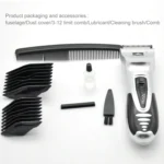 Battery Power Supplied Electric Hair Shaver For Children Man Haircut Machine(Silver) - Image 7