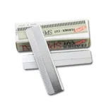 10 PCS Professional Hairdressing Tools Scraper Blade Eyebrow Trimmer Shaving Scratching Hair Feather Blade(Silver) - Image 2