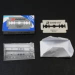 10 Boxes Practical Old-fashioned Stainless Steel Double-sided Blade Shaving Eyebrow Chimer Blade(Silver) - Image 3