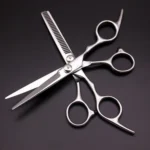 Fashion Durable Sharp Hairdressing Hair Cutting Shears/Scissors and Barber Thinning Tooth Shear(Silver Thinning scissor) - Image 5