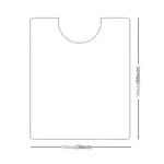 Hair Salons Waterproof Cloth Adult Haircut Hair-coloring Shaved Cloth Apron in Random Delivery - Image 4