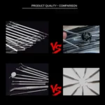 9 In 1 Stainless Steel Dentist Tools Set - Image 9