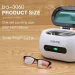 baku BA-3060 110V Household Glasses Jewelry Cleaning Tools Ultrasonic Cleaning Machine, US Plug - Image 6