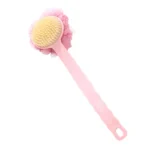 2 In 1 Multi-function Soft Hair Long Handle Bath Ball Body Brush - Image 2