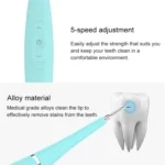 LSHOW YJK015A 3.7V USB Charging Five-speed Mode Waterproof Household Electric High-frequency Vibration Teeth Polisher - Image 3