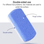 037 Double-color Grindstone Foam Glass Foot Rub, Color Random Delivery - Image 3