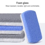 037 Double-color Grindstone Foam Glass Foot Rub, Color Random Delivery - Image 4