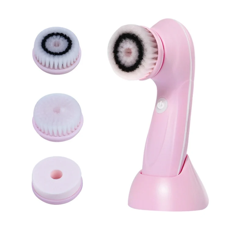 3 in 1 USB Charging Electronic Cleaning Face Beauty Instrument Pores Nose Blackhead Facial Cleansing Brush