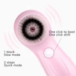 3 in 1 USB Charging Electronic Cleaning Face Beauty Instrument Pores Nose Blackhead Facial Cleansing Brush - Image 4