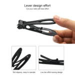 Nail Art Tool Nail Clipper Stainless Steel Nail Nipper, Size: S, 6.9 x 1.3cm - Image 5