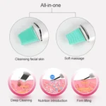 BLK-D016 Ultrasonic Beauty Shovel Skin Machine Vibration Household Facial Cleaning and Washing Massage Instrument Beauty Instrument - Image 7