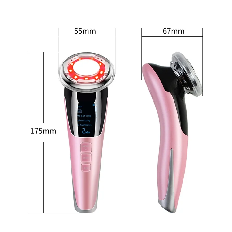 HCB2023F_2.webp BLK-D818 Facial Beauty Instrument Hot and Cold Color Skin Rejuvenation Instrument EMS Micro Current Beauty Introduction Instrument - Image 3
