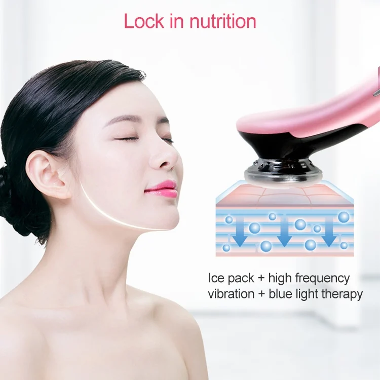 HCB2023F_6.webp BLK-D818 Facial Beauty Instrument Hot and Cold Color Skin Rejuvenation Instrument EMS Micro Current Beauty Introduction Instrument - Image 7