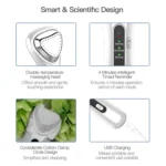 BLK-D020 Ion Import and Export Instrument Facial Beauty Massage Instrument Heating Vibration Ffacial Skin Care Instrument - Image 4