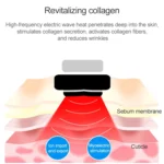 BLK-D919 RF Instrument Facial Vibration Compact Lifting Massager Micro Current Beauty Instrument - Image 6