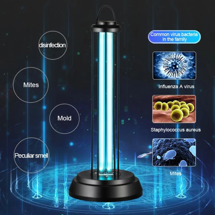 HCB2054_7.webp 38W Desktop UV Light Lamp Disinfection Anti-virus Sterilization Lamp Bar Strip with Remote Control, 3 Pin CN Plug - Image 8