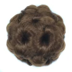 12# Wig Ball Head Flower Hairpin Hair Bag Wig Headband for Bride - Image 2