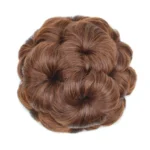 30M33# Wig Ball Head Flower Hairpin Hair Bag Wig Headband for Bride - Image 2
