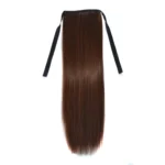 Natural Long Straight Hair Ponytail Bandage-style Wig Ponytail for Women,Length: 45cm - Image 2