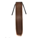 Natural Long Straight Hair Ponytail Bandage-style Wig Ponytail for Women,Length: 60cm - Image 2