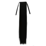 Natural Long Straight Hair Ponytail Bandage-style Wig Ponytail for Women,Length: 75cm - Image 2