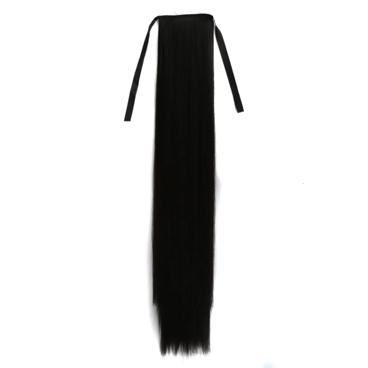 HCB2575B_1.webp Natural Long Straight Hair Ponytail Bandage-style Wig Ponytail for Women,Length: 75cm - Image 2