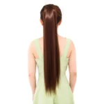 Natural Long Straight Hair Ponytail Bandage-style Wig Ponytail for Women,Length: 75cm - Image 4