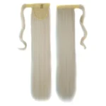 60# Invisible Seamless Bandage-style  Wig Long Straight Hair Wig Ponytail - Image 2