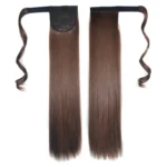 6# Invisible Seamless Bandage-style  Wig Long Straight Hair Wig Ponytail - Image 2