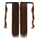 12# Invisible Seamless Bandage-style  Wig Long Straight Hair Wig Ponytail