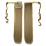 16# Invisible Seamless Bandage-style  Wig Long Straight Hair Wig Ponytail