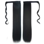 1B# Invisible Seamless Bandage-style  Wig Long Straight Hair Wig Ponytail - Image 2