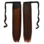 2H30# Invisible Seamless Bandage-style  Wig Long Straight Hair Wig Ponytail