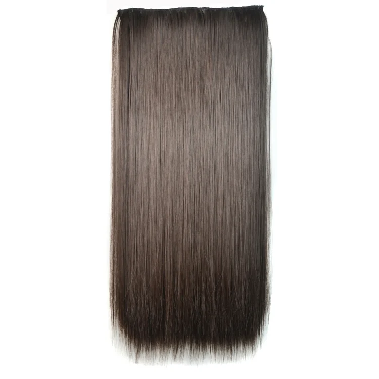 HCB257812_1.webp 10# One-piece Seamless Five-clip Wig Long Straight Wig Piece - Image 2