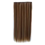 12H613# One-piece Seamless Five-clip Wig Long Straight Wig Piece - Image 2
