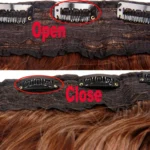 16# One-piece Seamless Five-clip Wig Long Straight Wig Piece - Image 4
