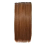 27# One-piece Seamless Five-clip Wig Long Straight Wig Piece