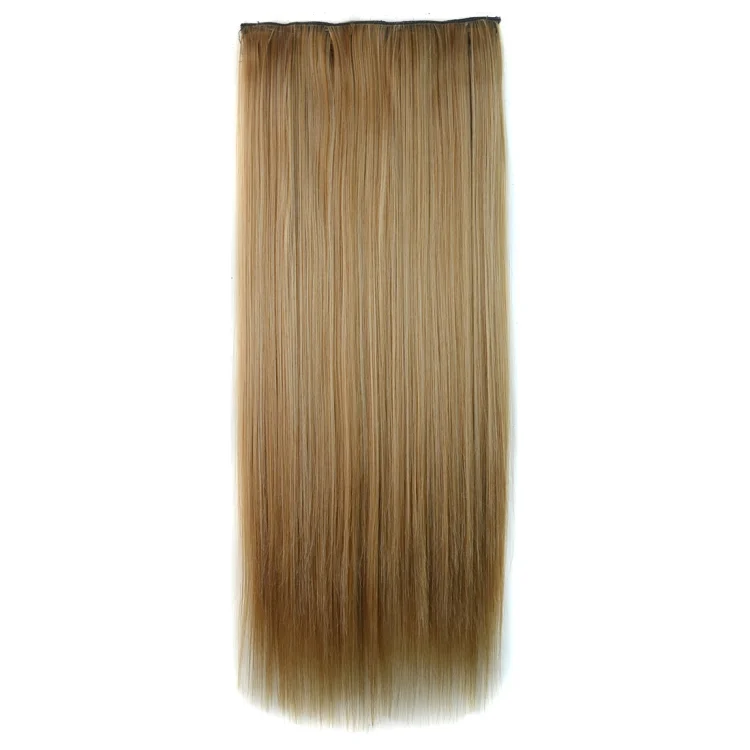 HCB257826_1.webp 27M613# One-piece Seamless Five-clip Wig Long Straight Wig Piece - Image 2