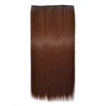 33# One-piece Seamless Five-clip Wig Long Straight Wig Piece