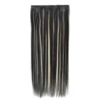 1BH613# One-piece Seamless Five-clip Wig Long Straight Wig Piece - Image 2